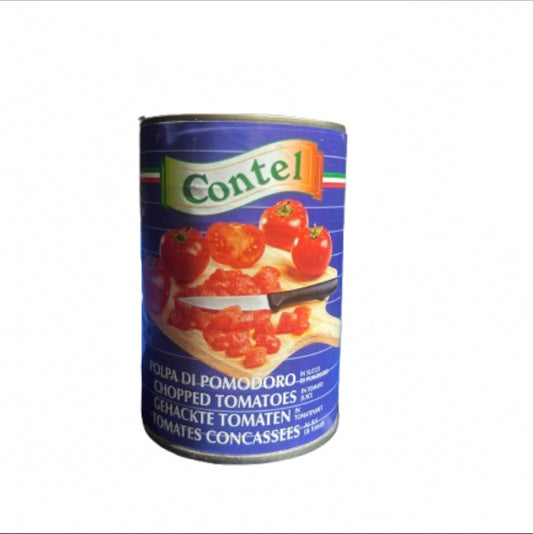 Contel- Chopped Tomatoes- Canned Food- 400g