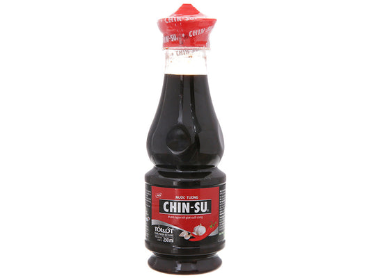 Chin-Su Soy Sauce with Chili & Garlic 250ml