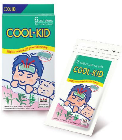 Cool Kid Cooling Gel Sheet- 6 Sheets Pack
