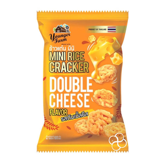 Younger Farm Rice Cracker Double Cheese 60g