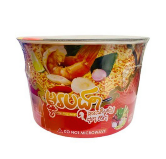 Mee Chiet Shrimp Sour Soup Bowl Noodles 65g