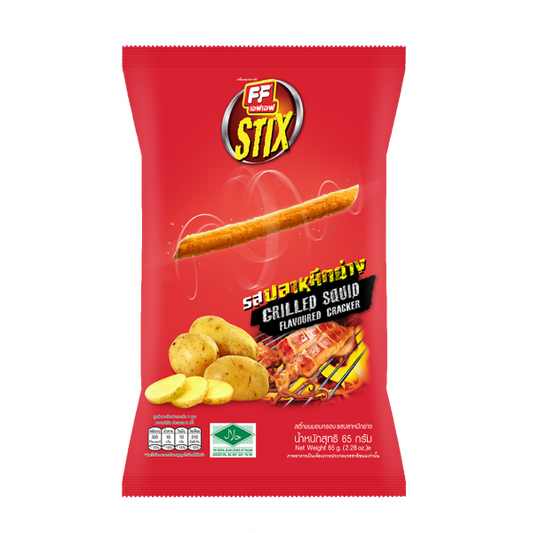 Stix Grilled Squid Chips-Cracker- 65g