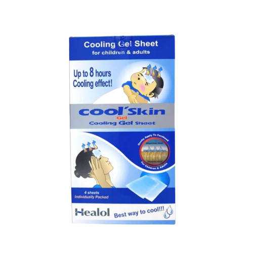 Cool's Skin Cooling Gel Sheet- 4 Sheets Pack