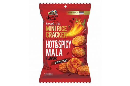 Younger Farm Mini Rice Cracker Hot & Spicy Mala 60g