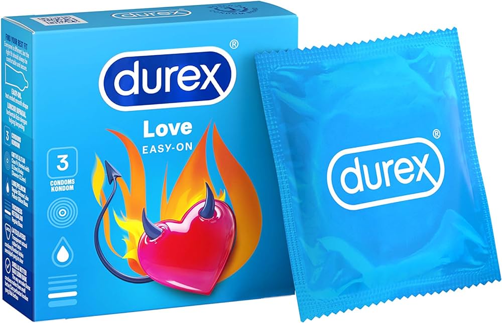 Durex Love Easy On Condoms 1x3 pcs box