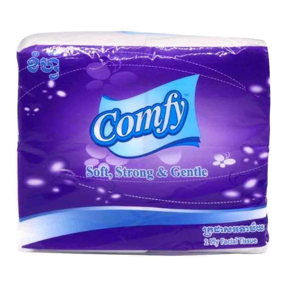 Comfy 2 Ply Facial Tissue