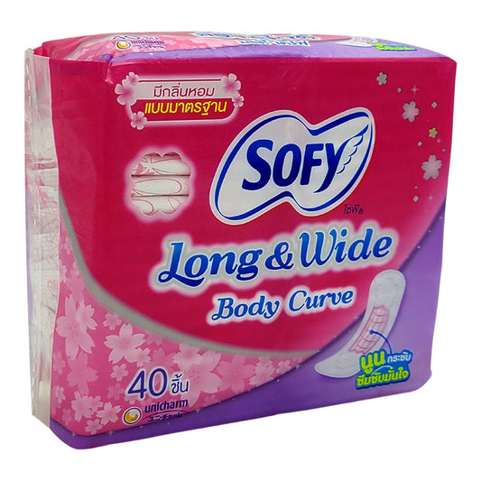 Sofy Long & Wide- Sanitary Pads- Tampons- 40pc pack