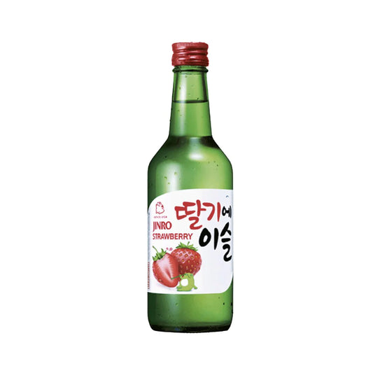 Jinro Strawberry Soju Bottle