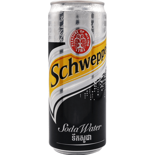 Shweppes Soda Water 330ml Can