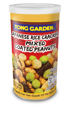 Tong Garden Japanese Rice Cracker Mix Peanuts 150g can