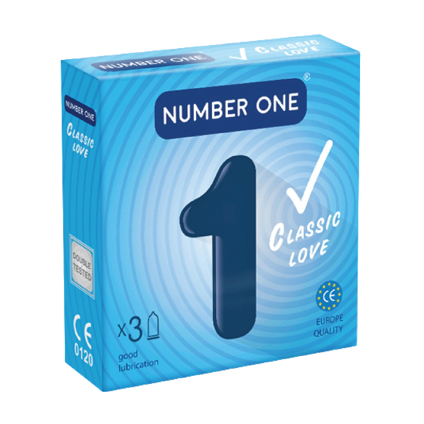 Number One Classic Love Condons- 1x3 pcs