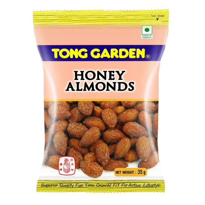 Tong garden Honey Almonds 35g Snacks Pack