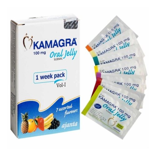 Kamagra Oral Jelly- 1 Week Pack- 7 Flavors