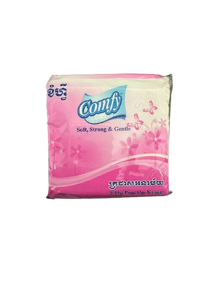 Comfy Tissue Pop Up 2 ply- 1 Pc