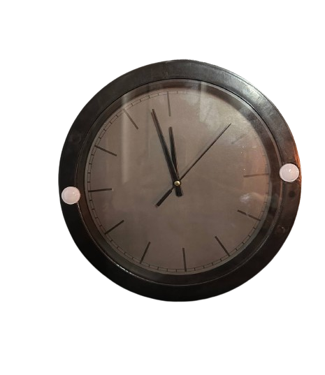 Analog Wall Clock- Black
