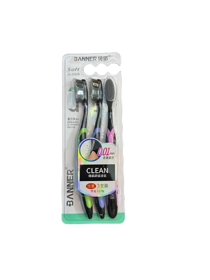Toothbrush Pack Of 3- 3 Different Colours