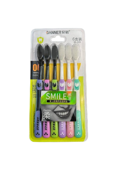 Toothbrush Set of 6 Pcs