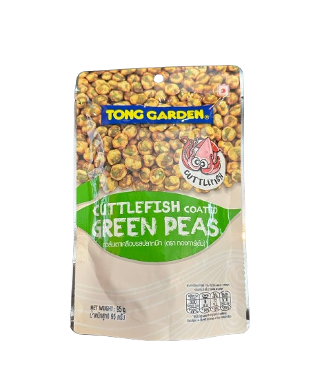 Tong Garden Cuttlefish Coated Green Peas 95g Snacks Pack