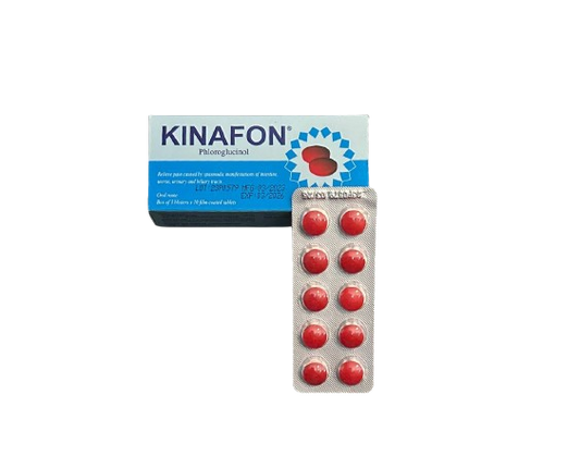 Kinafon Phloroglucinol- Stomach Pain- Blister of 10 Tablets.